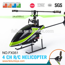 ¡Nuevo! Helicóptero de gasolina de flybarless 2.4G 4CH fluorescencia hoja verde con certificado de CE/FCC/ASTM de pantalla LCD